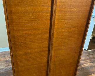 Rego Mobile Moebler Cabinet, Possibly Was A Wardrobe Cabinet That Someone Converted To Glass Shelf Cabinet