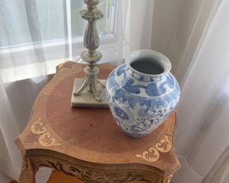 Early 20th Century Italian Rococo Mixed Wood Occasional Table