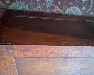 18th Century Italian Coiffure, Black Walnut, Tuscan Renaissance, Neo Renaissance, Antique Carved Chest, Mule Chest