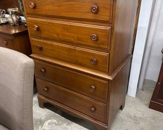 Davis cabinet co walnut chest