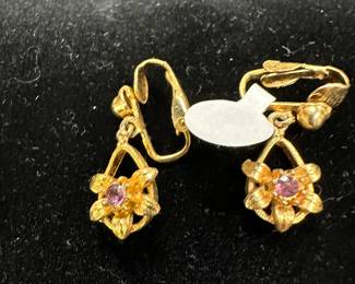 Cord designer earrings 