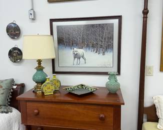 Campbellsville Ky cherry reproduction column chest