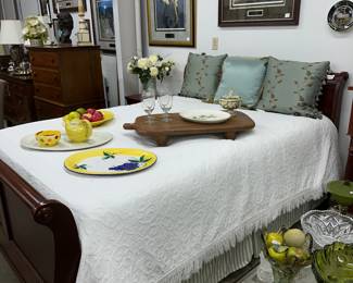 Otters. Barn sleigh bed