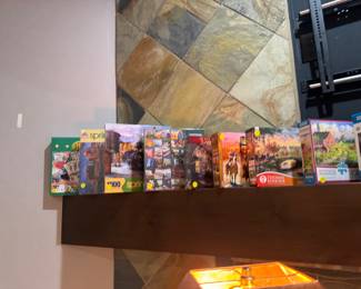 These people love their grandchildren, and they love to play with their grandchildren. There are tons of puzzles and games. Some of them not even opened priced to sell.