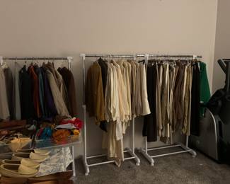 We have a wonderful array of Ralph, Lauren, purple, Ralph, Lauren, black, some runway pieces! Each piece is $40 with the exception of coats!