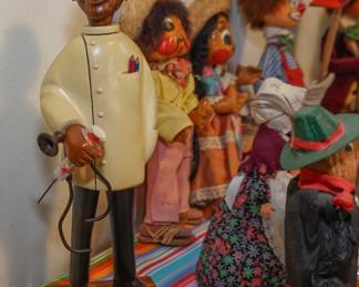 Carved wooden doctor