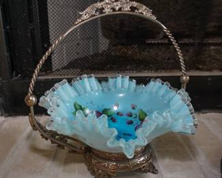 Vintage bride's basket