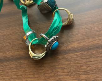 There are only a few pieces of jewelry available at this sale. 