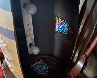 Inside of Old style light. 