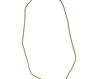 14kt Yellow Gold 20in Rope Chain