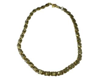 14kt Yellow Gold Heart Link Bracelet