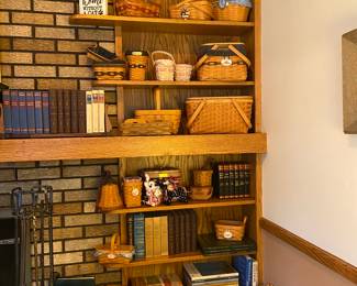 Large assortment of Longaberger baskets - several with cloth liners, dividers and a few special edition baskets