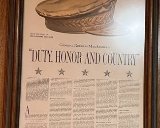 Some great framed military pieces