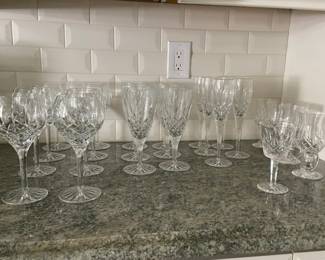 Waterford Crystal Lismore pattern glassware
