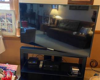 Two Sony Bravia slat screen TV's - 55" and 48"