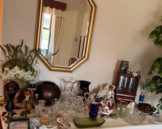 Lots of misc "one of a kind" items displayed throughout the house.  