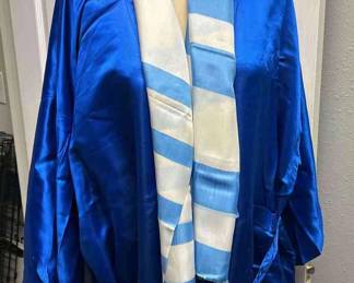 Golden Deer Silk Robe