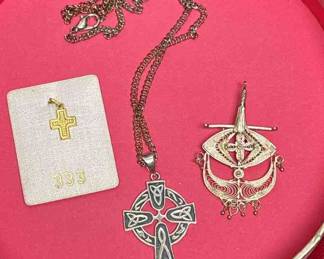Sterling Celtic Cross Other Pieces