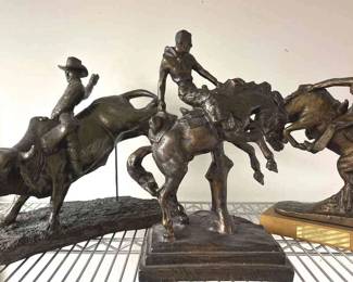 Austin Productions, Bucking Bronco Mark Allen Sculptures