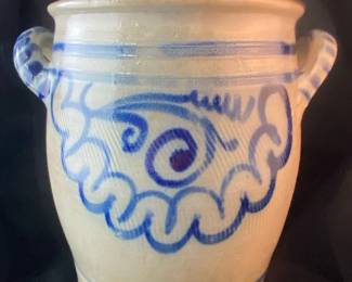 Antique German Stoneware SaltGlaze Pottery Crock Westerwald Keulse Pot