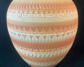 Signed Ella Cushman Navajo Pot