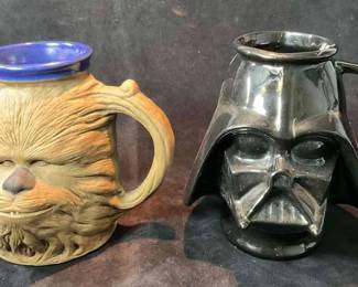 1977 Star Wars Mugs By Jim Rumph of California Originals