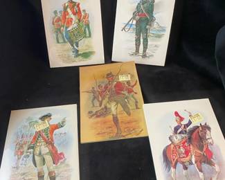 Unopened Vintage UK Military Postcards
