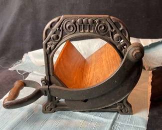 Vintage Cast Iron Bread Cutter