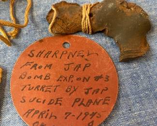 WWII 1945 Okinawa Japanese Shrapnel More