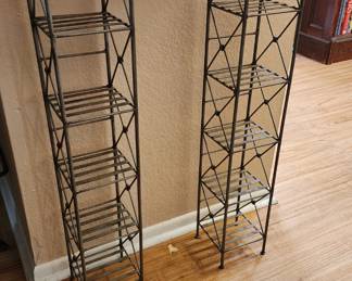 Metal Accent / Media Shelves