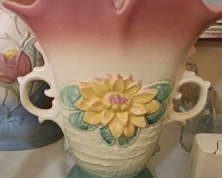 Hull "Water lily" vase, 1950's pottery