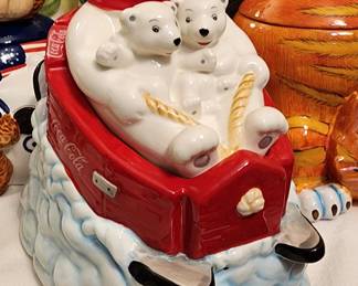 Coca-Cola Polar Bear Cookie Jar