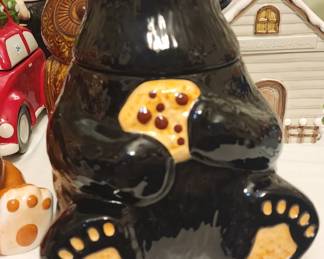 Bearfoots Ceramic Cookie Jar by Jeff Fleming Big Sky Carvers