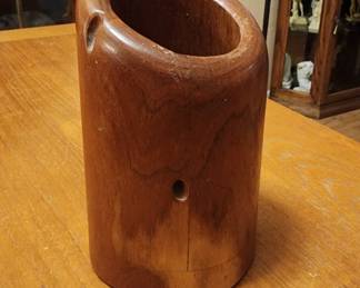 Wood Carved Container