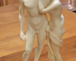 Vintage R Leoni Figurine Sculpture lovers Italy