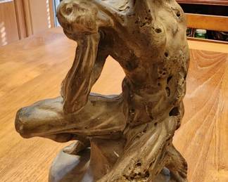 Kneeling Ecorche Statue Hillside the House of Originals