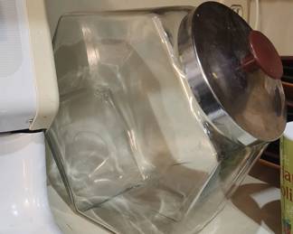 Great Vintage Glass General Store Container