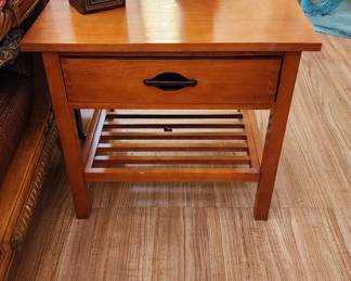 Mission Style Cherrywood Side Table