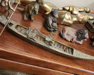 Ricardo Di Venezia Bronze Gondola