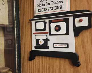 Wall plaque Favorite Thing For Dinner Reservations wood stove sign kitchen decor