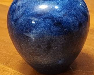 Vintage Italian Blue Marble Apple