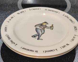 Rosanna French Wine Toast 8 1/2" Plate