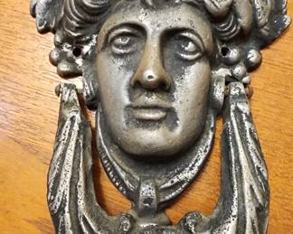 Athena, Goddess of Arts and Literature Foundry Iron Door Knocker