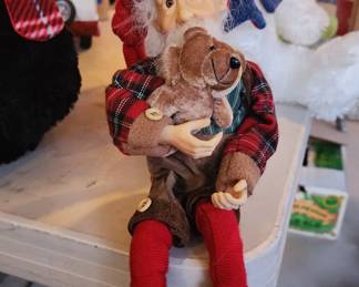 Vintage Christmas Sitting Elf