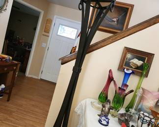 Roman Classical Style Torch Floor Lamp