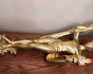 Blackamoor Plaster Composite Sconce