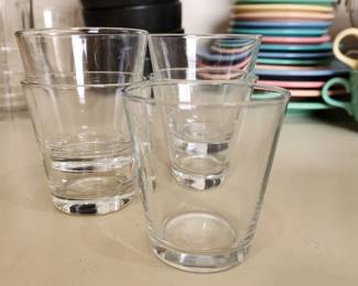 Modern Old Fashion Whiskey Glass Set Of 5