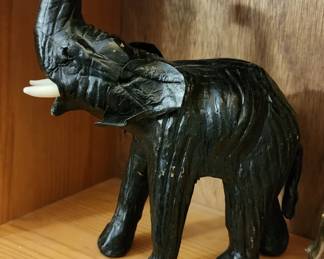 Leather Wrapped Elephant