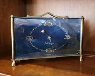 MCM Seth Thomas Brass Wind-Up Mantel Clock