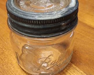 Ball Canning Jar~ Zinc Lid & Glass Insert
